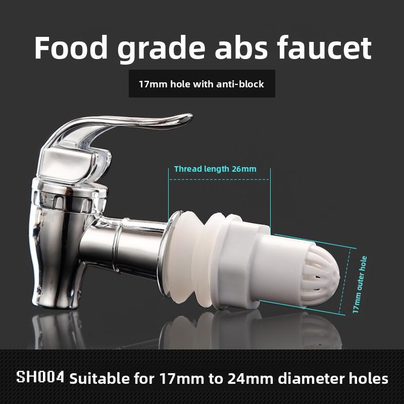 Кран для винной бутыли Кран из нержавеющей стали 304 Стеклянная бутыль Медный излив Бочковой клапан Переключатель