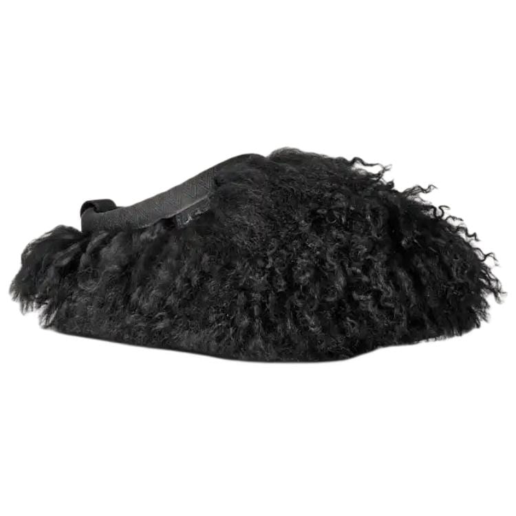 UGG Тазз Флафф Мамма Слипоны Удобные Мюли на Флисовой Подкладке EVA Износостойкие Закрытые Тапочки Женские Черные 1179371-BLK