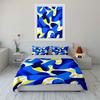 Abstract Blue Yellow Bedding Set Bedding Duvet Cover Set Duvet Cover Pillowcases  (1 * Duvet Cover 2 * Pillowcases, without duvet insert)
