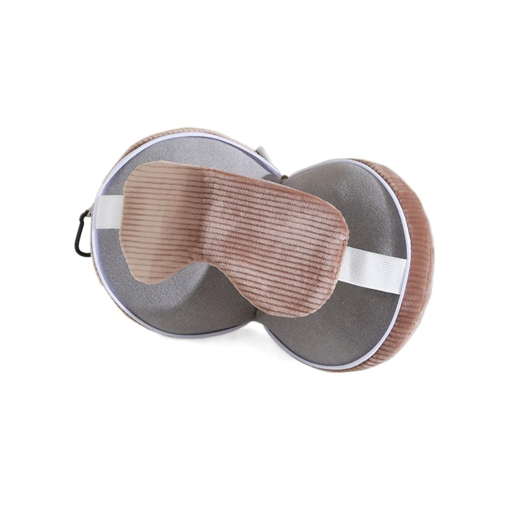 Складная маска для глаз 2 в 1, подушка, мягкая U-образная подушка, портативный подголовник для шеи, подарок