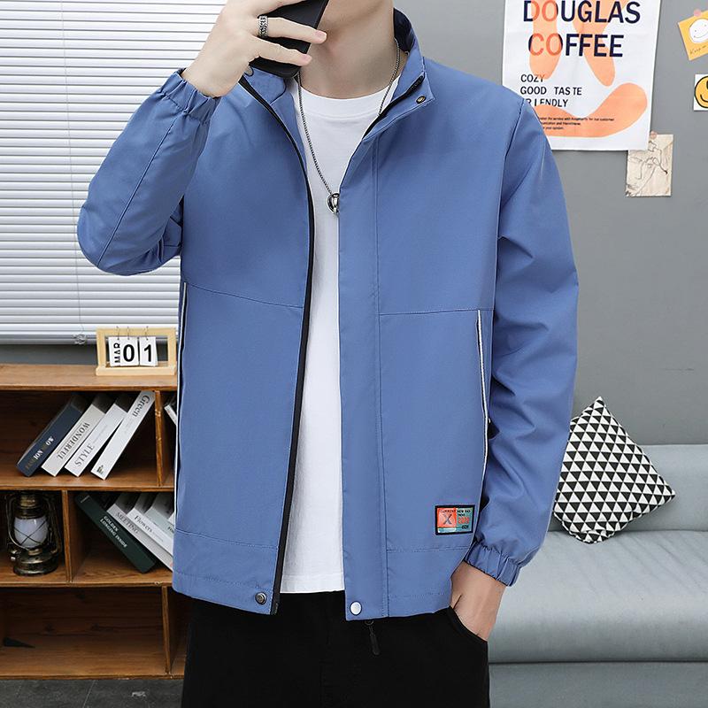 Верхняя одежда Куртка с воротником-стойкой Бейсбольный костюм Утепленная куртка Мужская осенне-зимняя повседневная куртка с хлопковой подкладкой