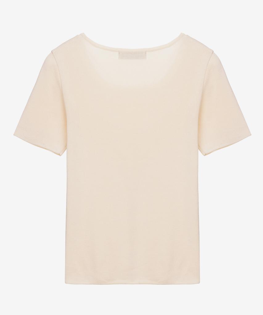 MIND BRIDGE WOMEN [W] Square Neck Slim Fit Knit - 2 Colors Mykt3204