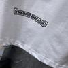 GZ-8933 CHROME HEARTS 2025 Летняя новая высококачественная хлопковая свободная футболка с круглым вырезом большого размера для мужчин и женщин, парная футболка