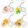 Pocket Watch Keychain Watch Analog Kakao Friends Acrylic Charm Acrylic Keychain Watch Y Apeach HEART [Fieldwork] Women's KKO003-1