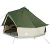 Tente familiale tipi 6 personnes vert imperméable