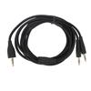Headset Cable for MMX100 2m Length 3.5mm To Dual 3.5mm Plug PC Headset Replacement Cable Black