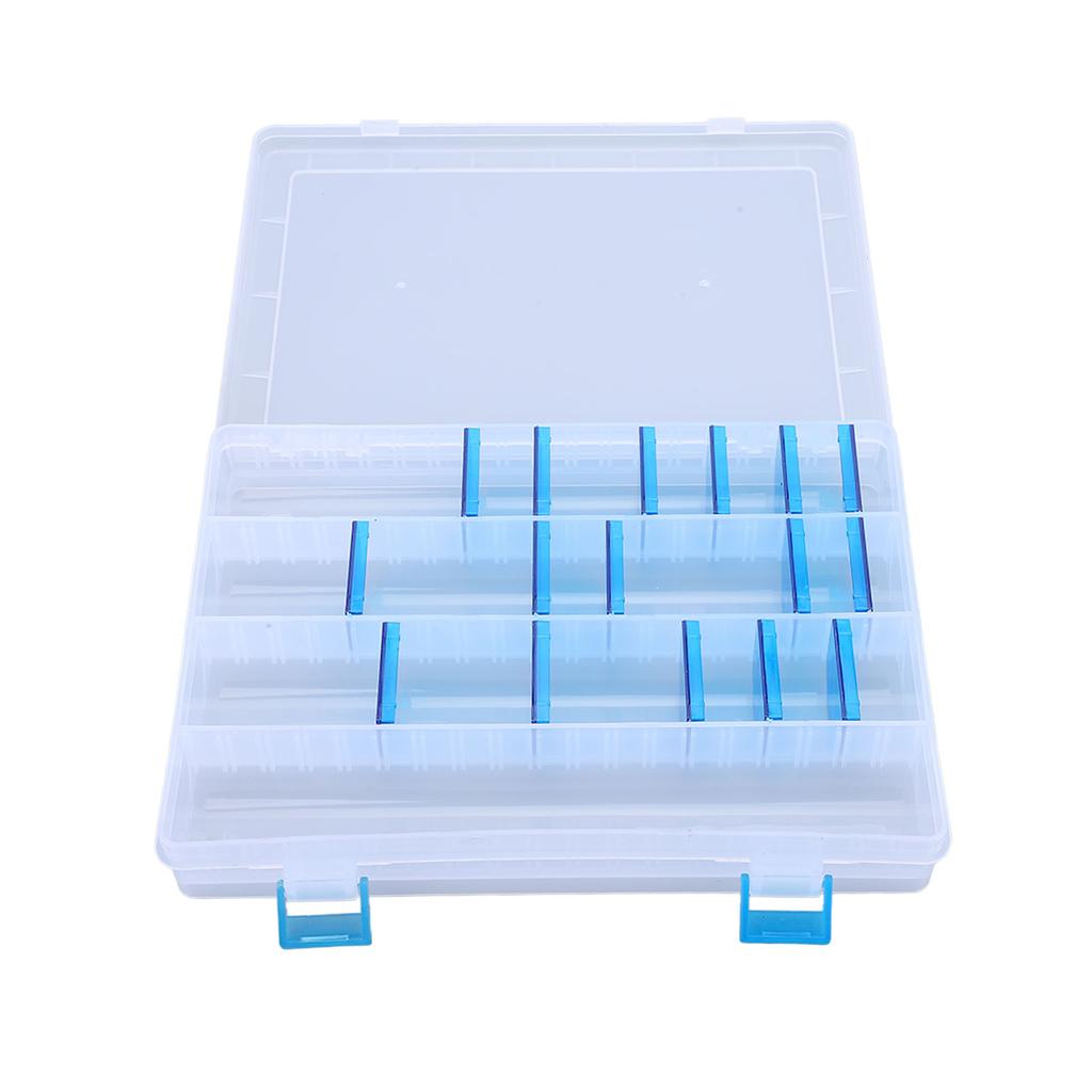 Лоток для рыболовных снастей Пластиковый Прозрачный Легкий Коробка для хранения рыболовных снастей с вставками для рыболовных крючков
