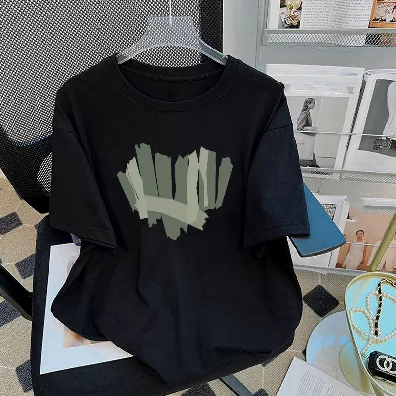 Свободные женские с короткими рукавами