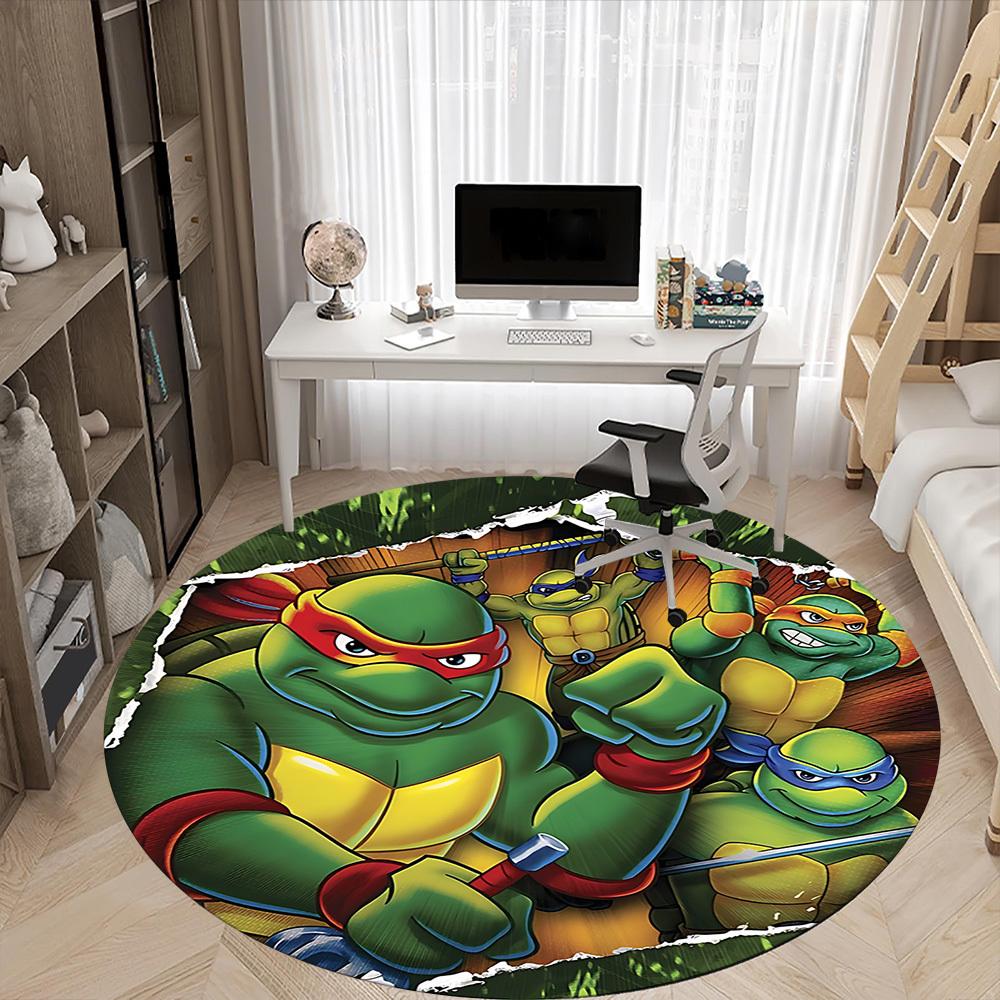 1pc TurtlesChair Carpet for Office, Non-slip, Soft and Durable Office Rug for Interior Decoration, Perfect for Office yy250925184
