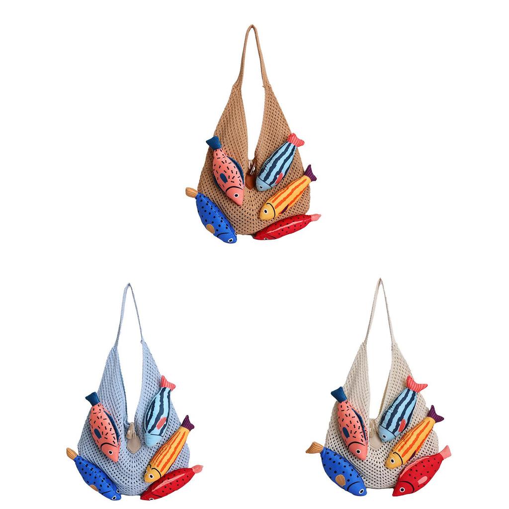 Cotton Large Capacity Opentop Tote Bag For Casual Daily Use