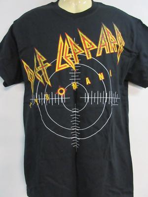 ОФИЦИАЛЬНЫЙ МЕРЧ DEF LEPPARD ГРУППА КОНЦЕРТ МУЗЫКА СРЕДНИЙ Размер Унисекс Футболка
