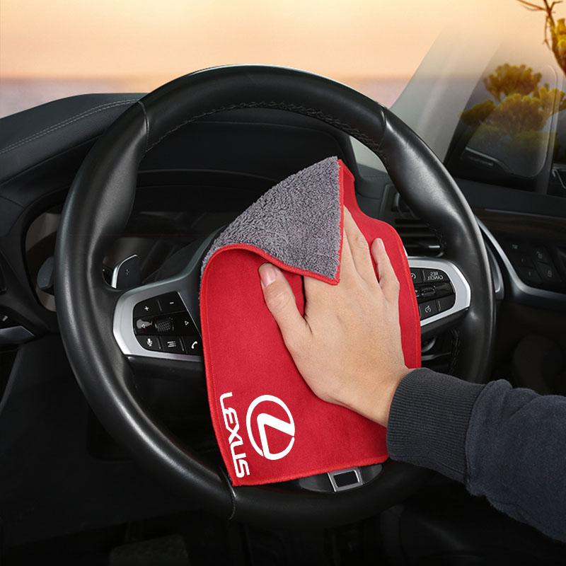 Автомобильное микрофибровое полотенце Тряпка для чистки салона Для Lexus RX300 IS200 IS250 ES350 Ct200h UX250h NX300h RX350 ES300h RX400h NX