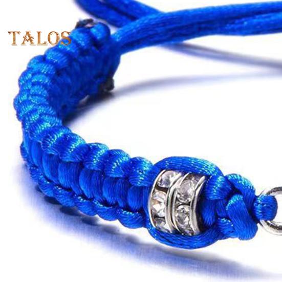 1/2/5/10 шт. Синий браслет дружбы женский регулируемый плетеный веревочный узел защита счастливый браслет дружбы