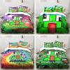 Cartoon Funny Play Unspeak.Able Bedding Set Bedroom Soft Bedspreads For Bed Comefortable Duvet Cover Quilt And Pillowcase