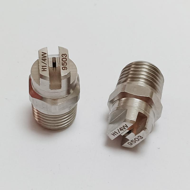 1/4" BSPT нержавеющая сталь плоскоструйная форсунка для очистки