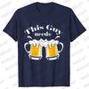 Men's Street Wear T-shirts Need Beer Graphic Tee Shirt Homme Funny Low Battery Need Beer Novelty T-Shirt Drinking Party Tshirts