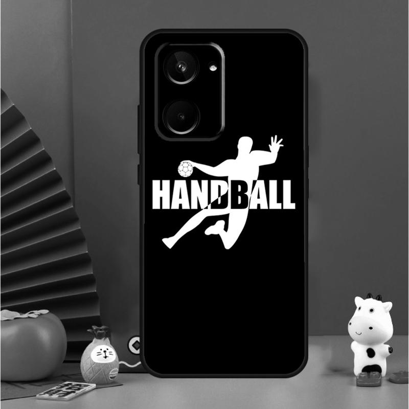 Stylish Playing Handball Case For Realme C67 C55 C53 C51 C35 C33 C31 C30 C25s C21Y GT Neo 6 GT5 9 10 11 12 Pro Plus