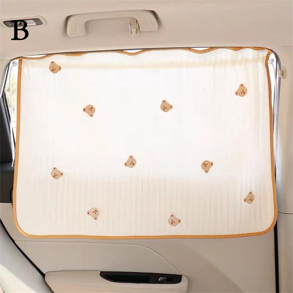 Cartoon Car Curtains Cute Cartoon Side Window Block Cover Shade UV Protection For Kid Baby- Infant Toddler Drop Shipping