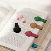 Durable Magnetic Leather Bookmark Reading Aid Refrigerator Magnetic Stickers  Reading Supplies