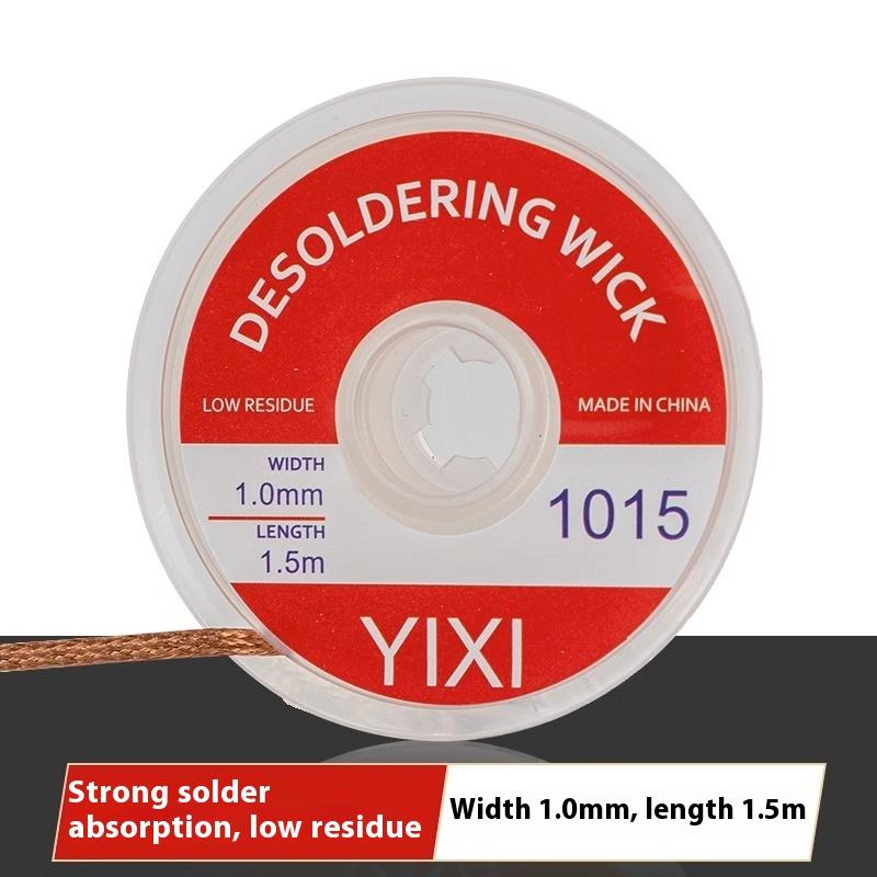 1Pcs Soldering Wick Tin Lead Cord Flux 1-4Mm 1.5/3Meter Desoldering Mesh Braid Tape Copper Welding Point Solder Remover Wire