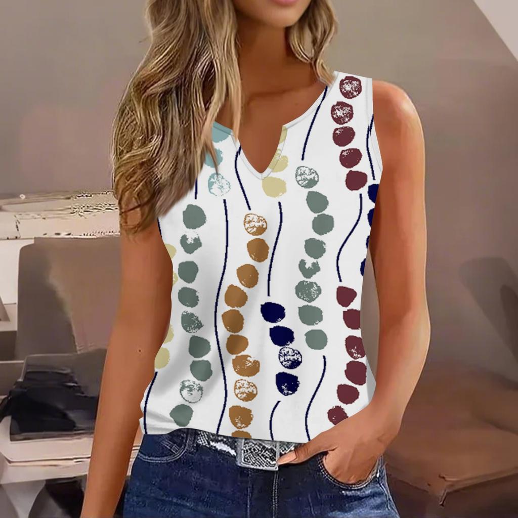Женская мода повседневная жилетка без рукавов V-образный вырез пуловер футболка топы