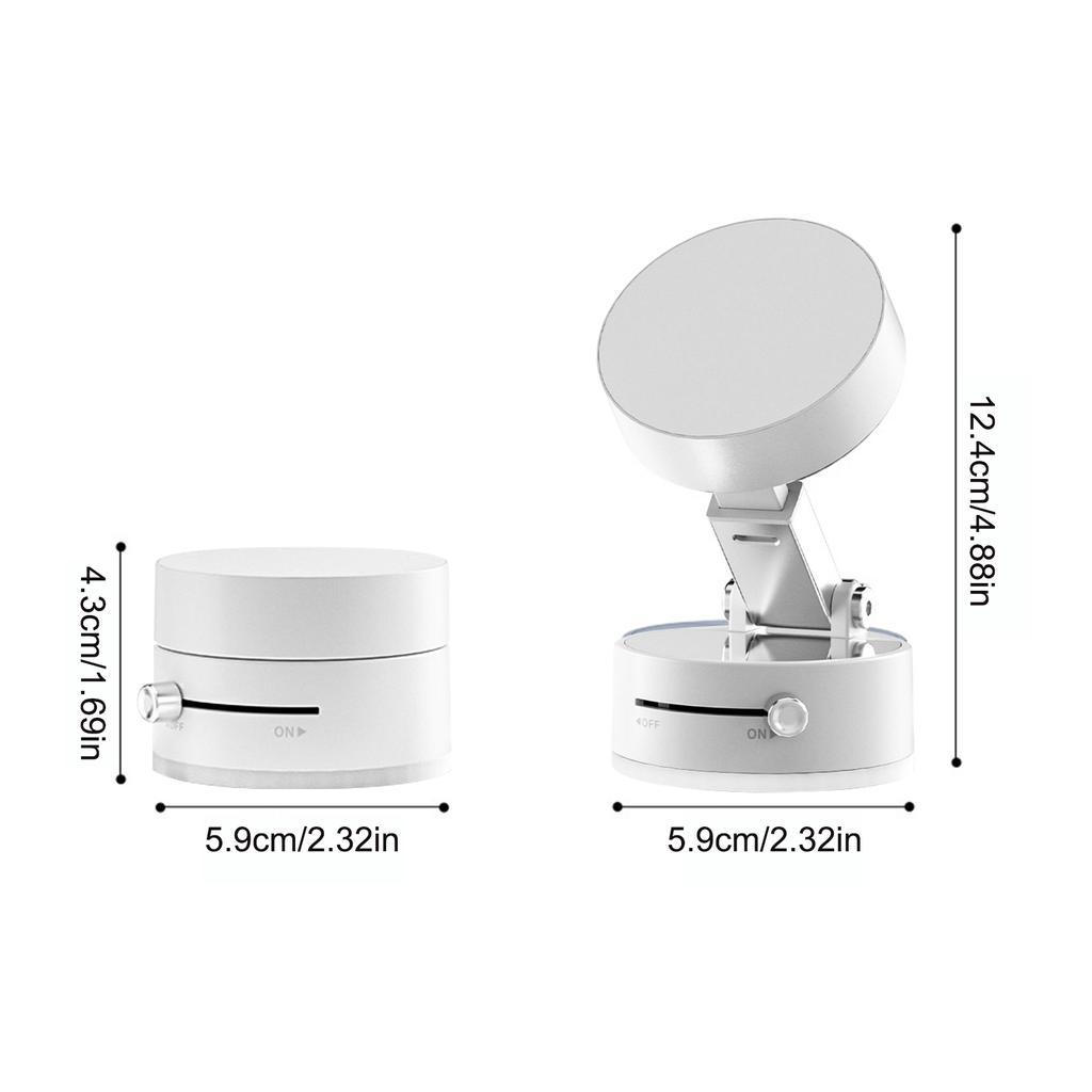 Вакуумная присоска магнитная подставка для мобильного телефона в автомобиль, двухсторонняя складная, аксессуары для салона автомобиля