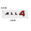 3D металлические ALL 4 ALL4 COOPER S WORKS логотип автомобильные наклейки наклейки багажник эмблема значок для MINI COOPERS R60 R61 F60 R50 R52 R53