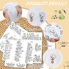 4 Sheets Wash Away Embroidery Patterns Stick and Sew Patterns  Hand Sewing Lover