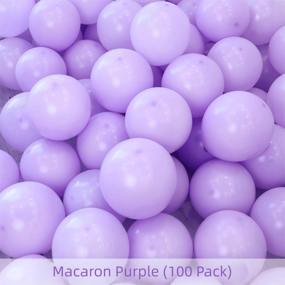 100pcs 10 Inches Rainbow Balloon Mixed Color Multicolor Balloon Macaron Balloon Party Decoration