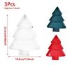 3 шт. Фруктовая тарелка в виде рождественской елки Украшения для рождественской вечеринки для дома Навидад Ноэль Натал Рождественские подарки Счастливого Нового года 2026