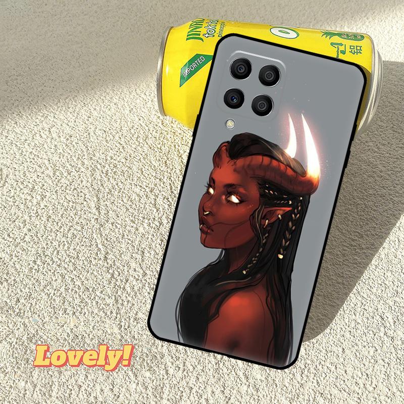 Чехол 'Женщина-дьявол' для Samsung Galaxy M11 M55 M14 M34 M54 M12 M32 M52 M15 M13 M06 M16 M36 M56 M31 M53 M35