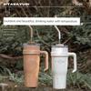 Giant Ice Cup Large Capacity Insulated Cup for Women Office Straw Water Cup 2024 New Model High-Value Design for Women