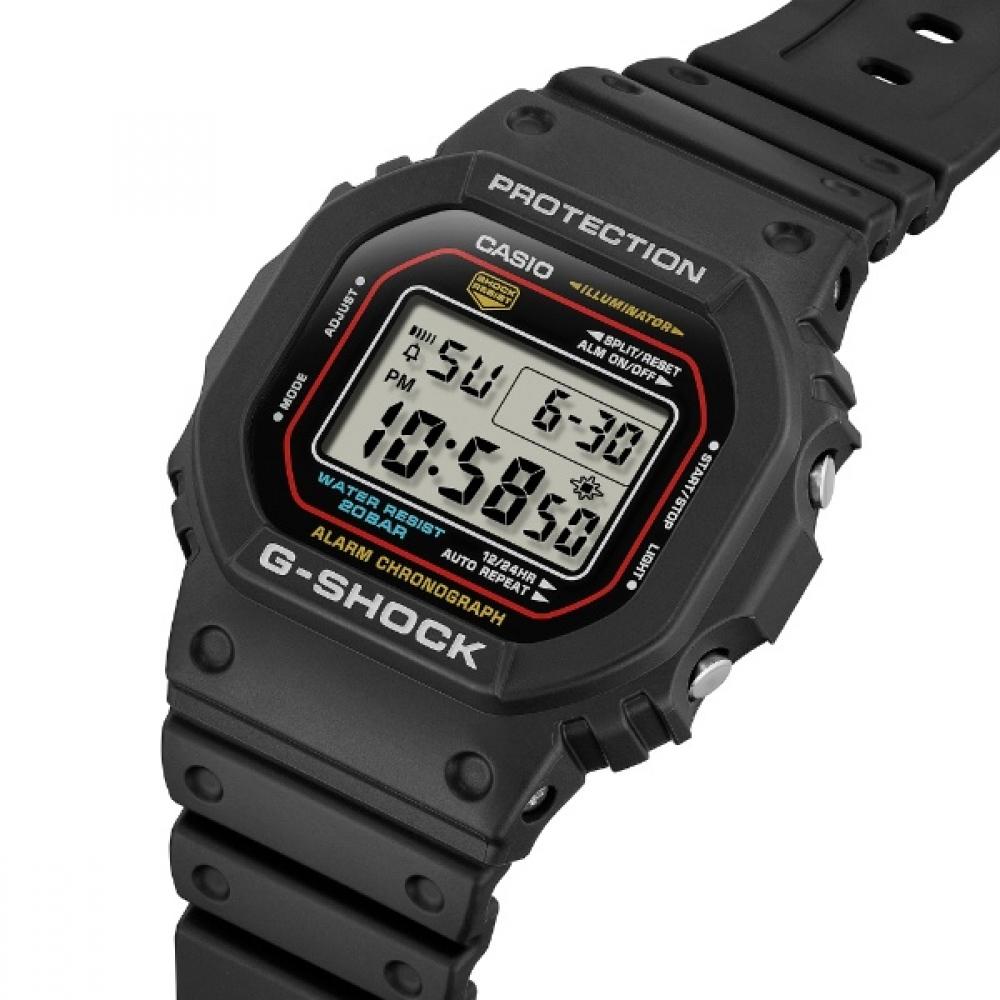 Casio G Shock  G Shock  Iconic Styles 1st Generation G Shock Color Model Black Dw 5600rl 1jf