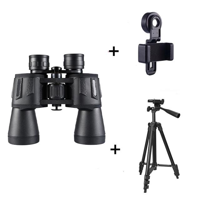 50000 м немецкий военный 20x50 зум Hd Bak4-prism мощный бинокль дальнего действия профессиональный телескоп низкого ночного видения для кемпинга