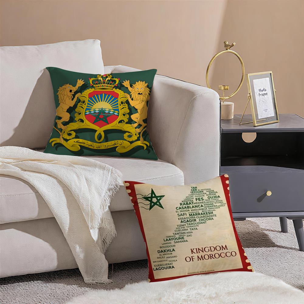 Luxury The Kingdom of MMorocco ICONS Cushion Cover Linen Pillowcase Cover Soft Decor for Sofa Home Room