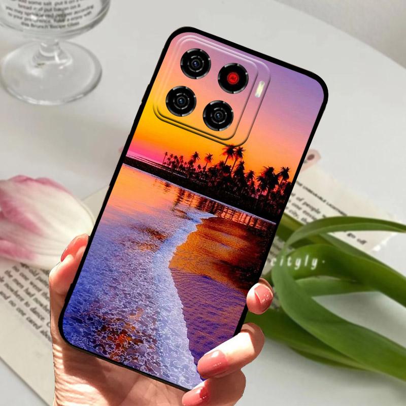 For ZTE Blade A56 Case Soft Silicone Protect Cover For ZTE Blade A56 4G Phone Case Z2473 6.75" Shockproof TPU Funda Shell Bumper