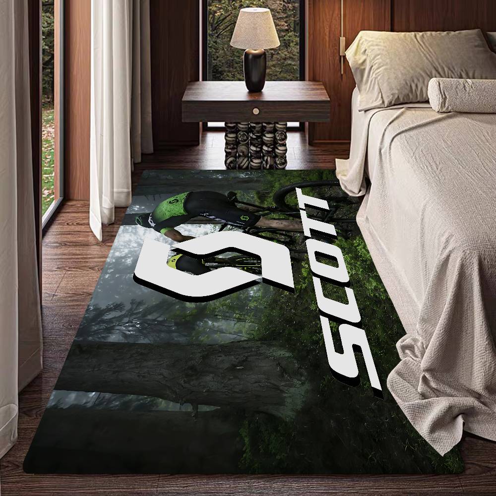 Scott Bike Floor Mat Non-Slip Laundry Room Mat Laundry Decor Balcony Child Living Room Household Carpets