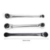 4 In 1 Ratchet Spanner Chrome Vanadium Steel Double Twin Ended Ratchet Wrench for 8-13mm/10-19mm/16-19mm Workshop Tools