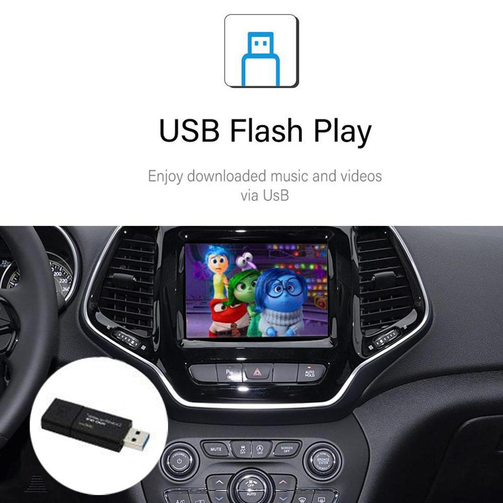 Sinairyu Беспроводной CarPlay Android Auto Mirror Link комплект модернизации совместим с Jeep Liberty 2014-2022