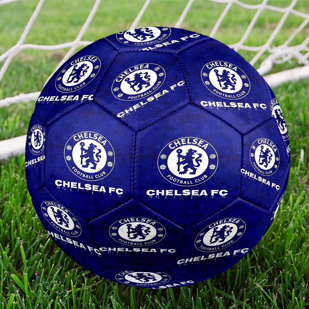 football club.C Print Size 5 Soccer Ball, Standard Match Football for Sports Game and Team Practice, Ideal Gift for Soccer Fans