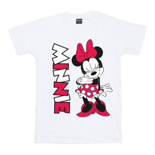 Disney Mens Minnie Mouse Giggling T-Shirt