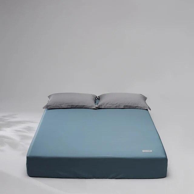 Luxury 100% Egyptian Cotton Bed Sheet for Hotel Home 1000 Thread Count Breathable Comfortable Mattress Cover with Elastic Band