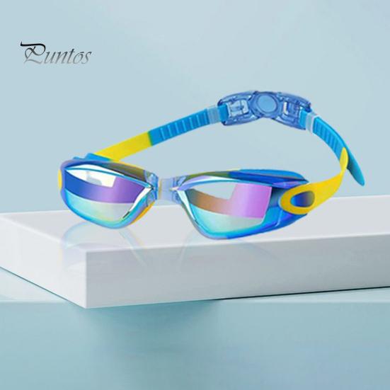 Kids Swimming Glasses Ergonomic Design Adjustable Anti-Fog UV Protection Swim Eyewear Diving Glasses for Children