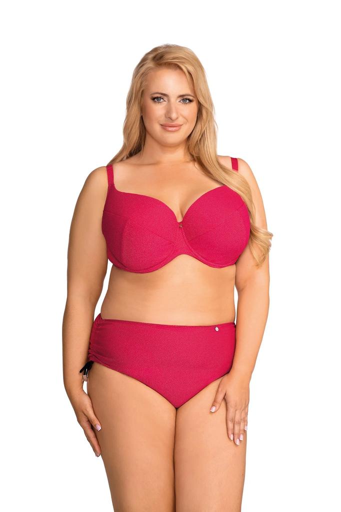 Biustonosz Modelujący Kąpielowy Usztywniany Aloa Padded malinowy Nessa