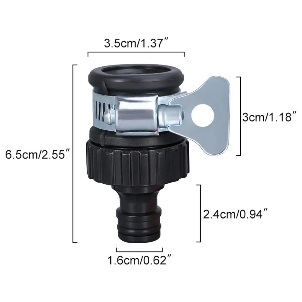 Прочный универсальный адаптер для водопроводного крана, пластиковый шланговый фитинг, быстроразъемный фитинг для мытья автомобиля, орошения сада