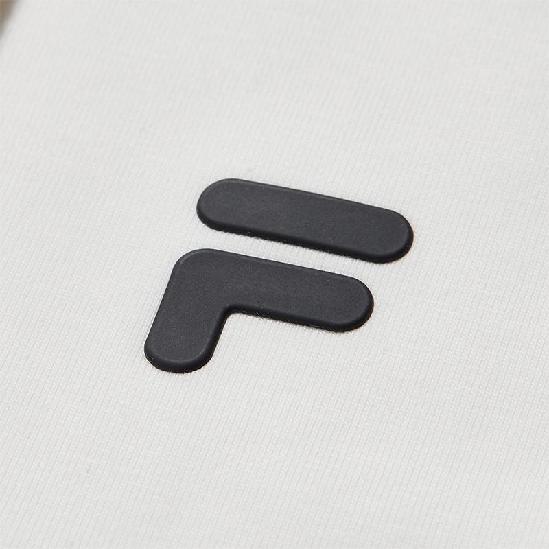 Fila Fusion Повседневная толстовка с капюшоном в стиле колор-блок для женщин, топ, облачно-белый T11W446208FWT