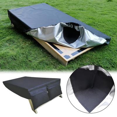 Чехол для доски Cornhole с очень большими карманами, прочная, устойчивая к ультрафиолетовому излучению, водонепроницаемая ткань Oxford, 4 x 2 фута, защитный чехол для доски Cornhole на открытом воздухе