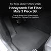 Heenvn For Tesla Model Y Juniper 2025 2026 TPE Car Floor Mats All-inclusive Threshold Foot Pads Protective Interior Accessories