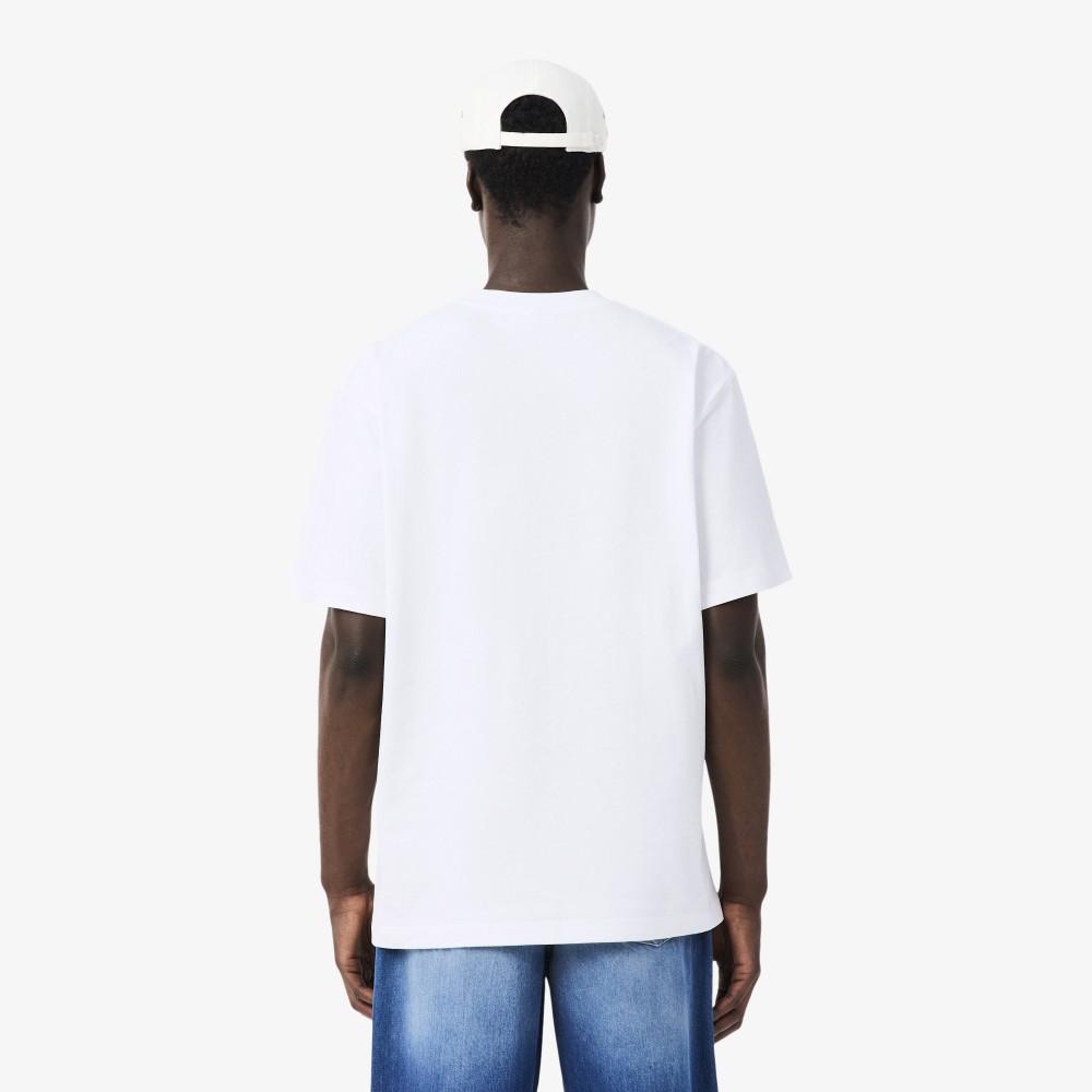 Lacoste Мужская базовая футболка с коротким рукавом свободного кроя TH0876-56G001