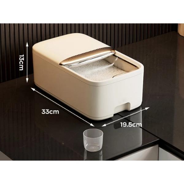 5/10KG Rice Storage Box Home with Lid Insect Proof Moisture Proof Rice Box Grain Sealed Jar Kitchen Container Storing Dry Grain
